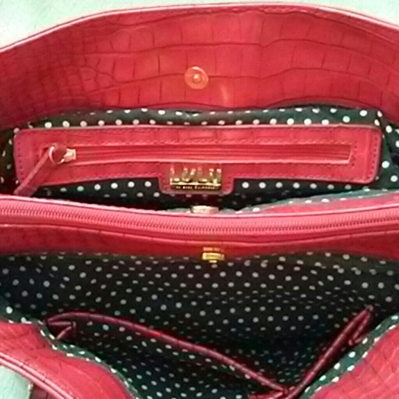 Lulu Guinness Red Bag - Picture 7 of 8